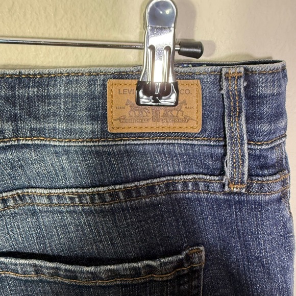 Levi's Women's 525 Perfect Waist Straight Leg‎ Jeans Blue Size 14 (34x30) - Picture 9 of 11